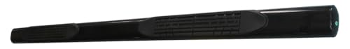 TrailFX Nerf Bars for Ford F-150 SuperCrew 2015-2025 Black Steel 4 Inch Oval Straight Side Steps with Step Pads Welded End Caps Rocker Panel Mount Running Board Pair