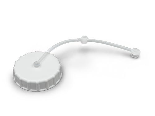 B&B Molders, 94243 Gravity Water Fill Cap with Strap – Polar White, UV-Stable Acrylonitrile Replacement Cap for RV Water Spout, OEM Replacement – Made in USA