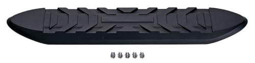 TrailFX WSP011KIT Nerf Bar Pad Replacement, for 4 Inch TrailFX Oval Bars, Black Plastic Step Pad, Installation Clips Included, Single