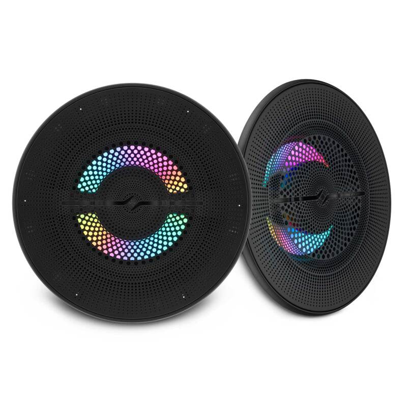 DS18 6.5in 2-Way 150 Watts RMS 4ohm Digital LED Lights Bullet Tweeter Black