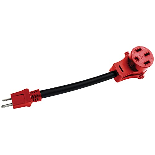 VALTERRA LLC A101550VP ADAPTER CORD, 12", RED, C