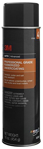 3M Professional Grade Rubberized Undercoating, Corrosion, Water and Salt Spray Resistant, 03584, 16 oz. Aerosol
