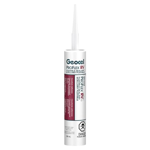 Geocel GC28867 Pro Flex RV Flexible Sealant - 10 oz., Canadian Bright White