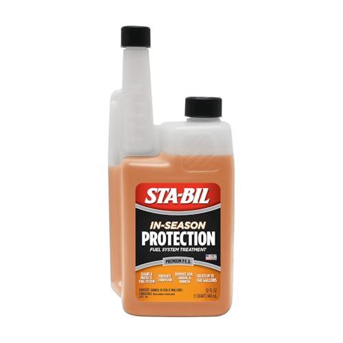 STA-BIL In-Season Protection Fuel System Treatment | Full Protection Fuel System Cleaner, Injector Cleaner, Increases MPG, Prevents Corrosion, 32 Fl. Oz.