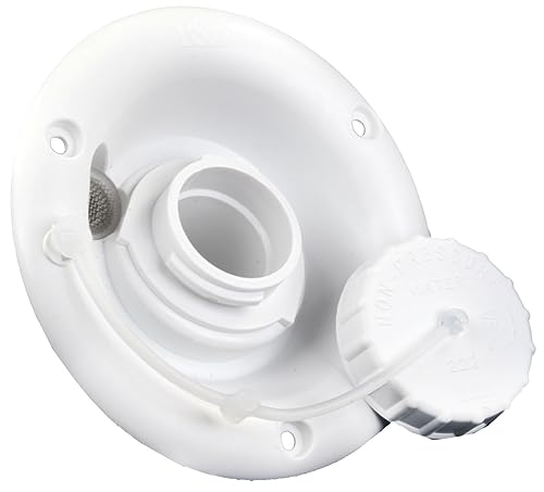 B&B Molders, 94247 Gravity Water Fill Dish – Polar White, UV-Stable Acrylonitrile Construction with Vent Connection, OEM Replacement – Made in USA