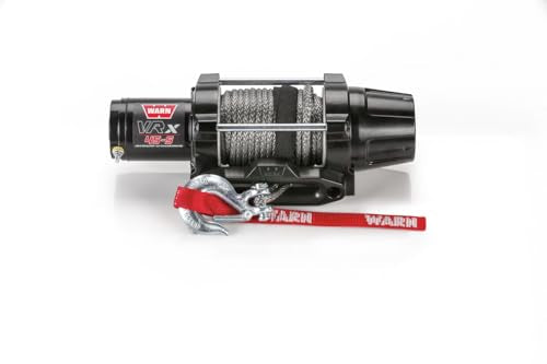 WARN VRX 45-S Powersport Winch – 4,500 lb Pulling Capacity, Synthetic Rope, Sealed Motor, All-Metal Gear Train, Waterproof Construction for ATV/UTV Recovery, Trail Riding & Utility Work
