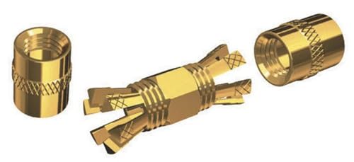 Shakespeare PL-258-CP-G Marine Center Pin Splice Connector , Gold