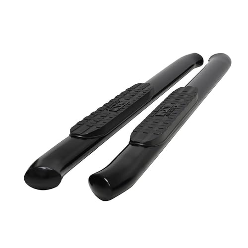 Westin 21-24115 PRO TRAXX 4 Oval Nerf Bars fits 2019-2025 Silverado Sierra 1500 2020-2025 Silverado Sierra 2500 3500 Standard Cab Black Pair