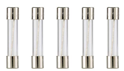 Bussmann BP/AGC-2 2 Amp Fast Acting Glass Tube Fuse, 250V UL Listed Carded, 5-Pack
