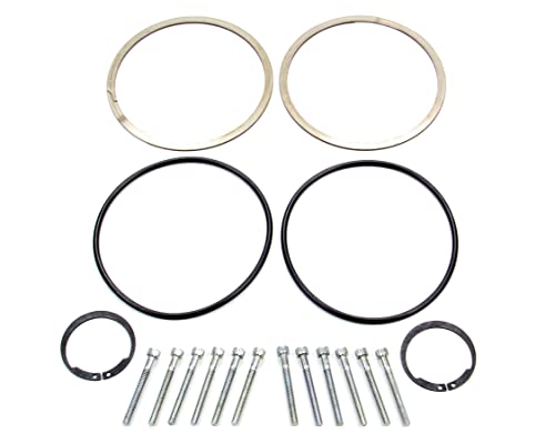 WARN 11714 Locking Hub Service Kit with Snap Rings, Gaskets, Retaining Bolts and O-Rings for Dodge, GM & Ford