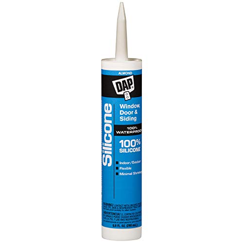 Dap 08649 Almond Silicone Sealant, 9.8 Ounce