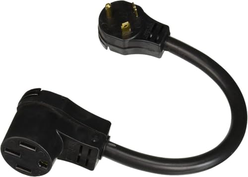 Surge Guard 30AM50AF18 RV Power Cord Adapter - 30 Amp Male 50 Amp Female, 18"