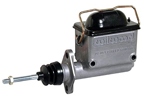 Wilwood Master Cylinder, High Volume, 0.75 in Bore, 1.430 in Stroke, Integral Reservoir, Aluminum, Natural, Kit