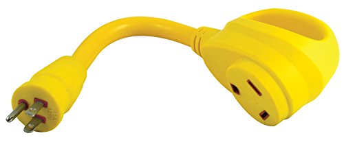 Marinco ParkPower 1530ARV Straight Blade Adapter, 15M to 30F