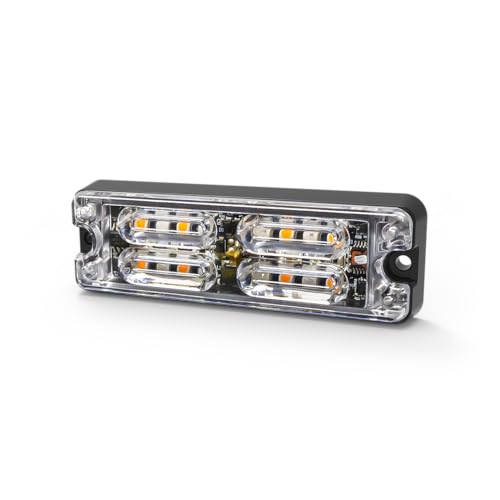 ECCO ED3511W Ed3511 Series Class 1 Led Warning Light Assembly – White, Surface Mount