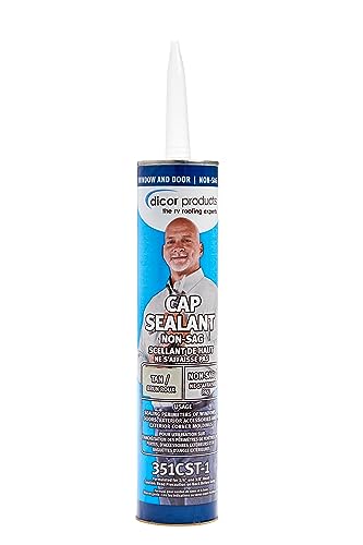 Dicor 351CST-1 HAPS-Free Tan Cap Sealant for RV Window and Door Maintenance