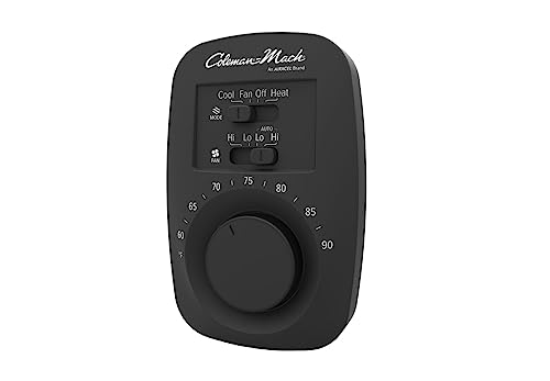 Coleman 9420-351 Heat/Cool Wall Thermostat - Analog Black
