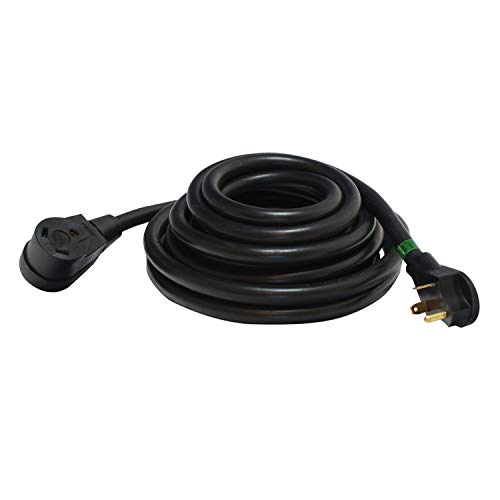 Valterra A10-3025E Mighty Cord 30 Amp Extension Cord - 25', Black