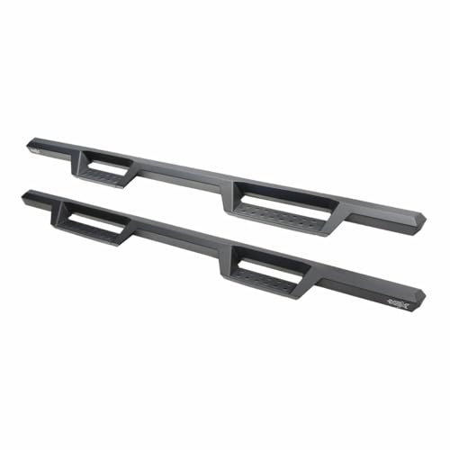 Westin 56-14135 HDX Drop Nerf Bars fits 2019-2025 Silverado Sierra 1500 (Exc Silverado LD Sierra 1500 Limited) 2020-2025 Silverado Sierra 2500 3500 Crew Cab Textured Black Pair