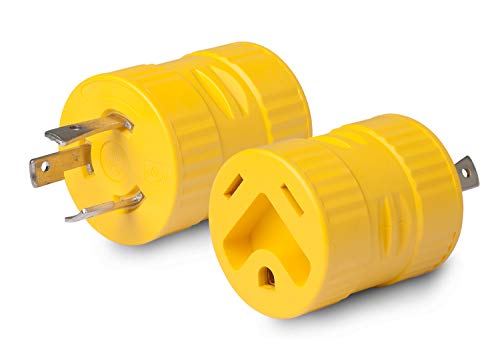 Marinco ParkPower 125A Generator Adapter, 30A/125V Connector and 30A/125V Locking Male Plug