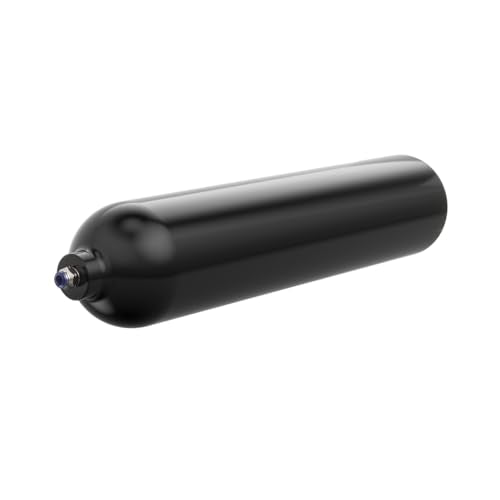 ReadyLIFT Logiq AirIQ 50-10200 2-gal air Tank. Aluminum, Black powdercoat, Frame mounting kit, 1/2npt Port, Fitting and 3/8" Airline