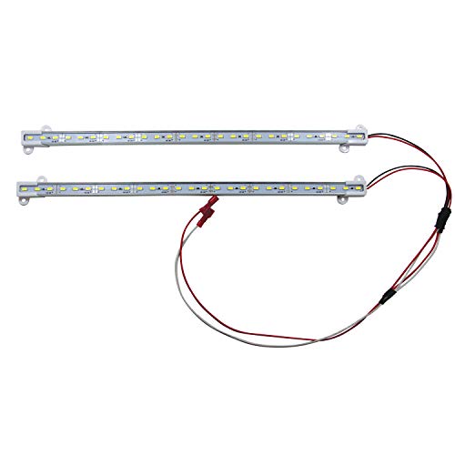 Valterra Diamond Group Products Group LED Flourescent Replacement Kit (18' - 24" Fixtures with T8 Wiring Harness, High Output, 1400LUM, 5500K (2 Pack) - DG75102VP,Bright White