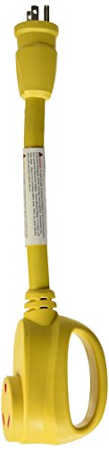 Marinco ParkPower 1530ARV Straight Blade Adapter, 15M to 30F