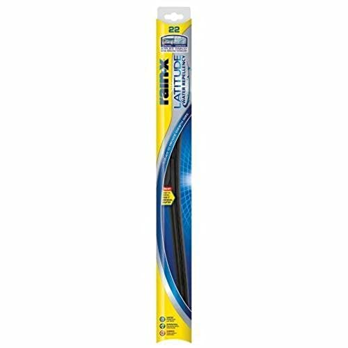 Rain-X 5079279-2 Latitude 2-In-1 Water Repellent Wiper Blades, 22 Inch Windshield Wipers (Pack Of 1), Automotive Replacement Windshield Wiper Blades With Patented Rain-X Water Repellency Formula