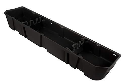 DU-HA DuHa 20110 Under Seat Storage fits 2015-2026 Ford F150 SuperCrew & 2017-2026 Ford F250 F350 F450 F550 Super Duty Crew Cab | Black Heavy-Duty Back Seat Organizer | Includes Dividers