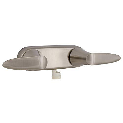 Valterra Phoenix Faucets PF223404 Shower Valve 4" D-Spud Brushed Nickel 2-Lever Handle