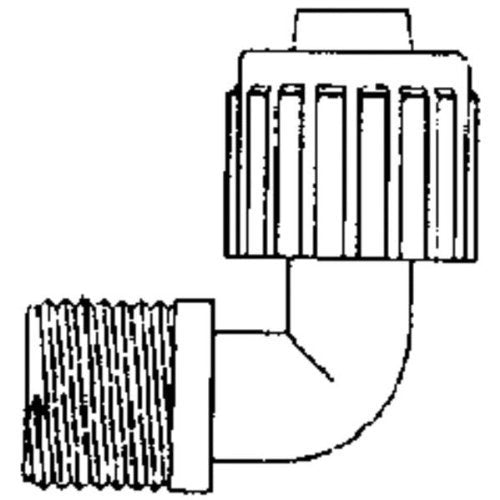 Flair-It 16810 Plastic Male Elbow, 0.5" Size