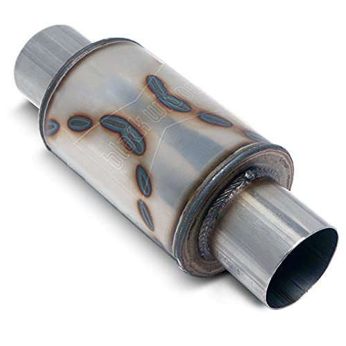 Black Widow Exhaust - Neighborhater + BW Hot Wheels Toy - 2.5" Inlet/Outlet Muffler #BW0012-25