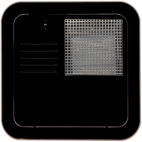 Suburban Direct Fit Flush Mount Water Heater Replacement Access Door, Black Exterior Access Door, Use with Suburban 10 and 12 Gallon tank water heaters (6259AEB)