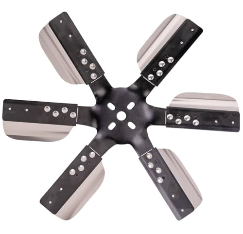 Derale 17017 17hd Ss Flxfn Blkspi Std