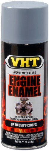 VHT SP148 550° Engine Enamel High Heat Spray Paint Primer – Light Gray, Gloss – 11 oz. Aerosol Can