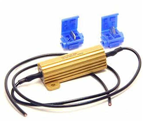 Putco 230004A 6 Ohm 50 Watt LED Light Bulb Load Resistor Kit , Yellow