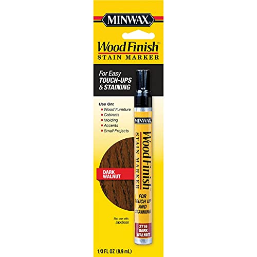 1/3 oz Minwax 63487 Dark Walnut Wood Finish Stain Marker
