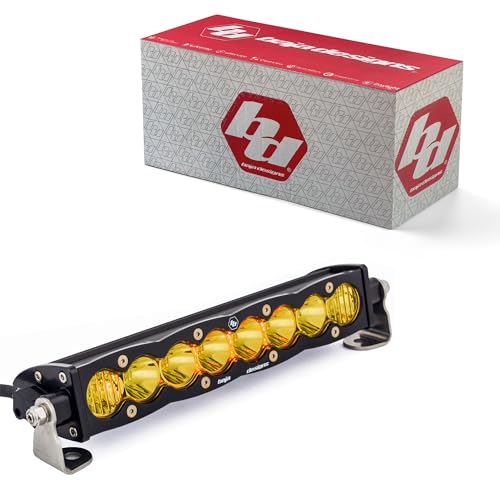 Baja Designs 10 Inch Led Light Bar Driving Combo Amber Lens Pattern S8 Series (BAJ701013)