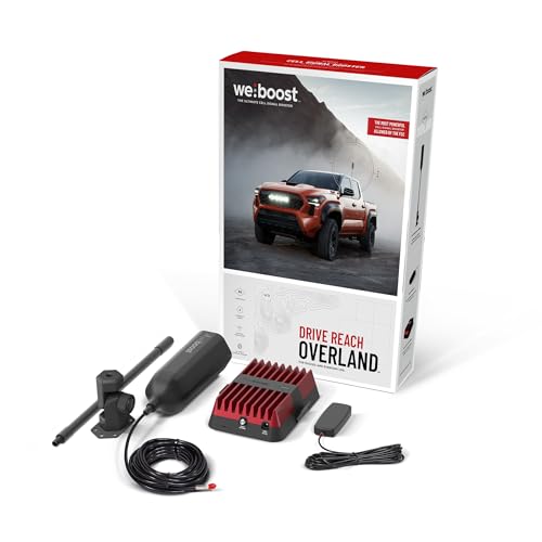 weBoost Drive Reach Overland - Cell Phone Signal Booster for Off Road Vehicles | Boosts 5G & 4G LTE for All U.S. Carriers - Verizon, AT&T, T-Mobile & More | Made in The U.S. | FCC Approved