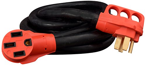Valterra Mighty Cord® A10-5015EH RV 50-Amp Extension Cord, 15-Foot Power Extension Cord, Red