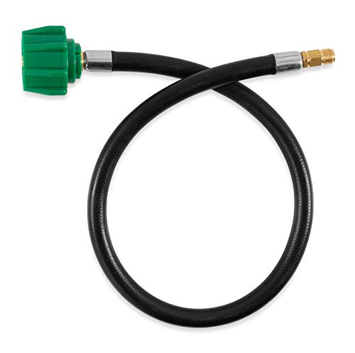 Camco 24" Pigtail Propane Hose Connector - Connects Propane Cylinder To a RV or Trailer Propane Regulator - Provides Thermal Protection and Excess Flow Protection (59153)