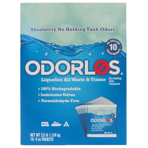 Valterra Odorlos Dissolving Packets 10 - Odorlos Holding Tank Treatment