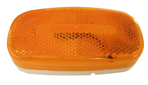 Peterson Manufacturing Peterson V180A LED Marker/Clearance P2 Oblong with Reflex 4.13" x 2.0", Amber