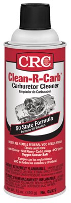 CRC Clean-R-Carb Carburetor Cleaner (50 State Formula), 12 Wt Oz, 05379