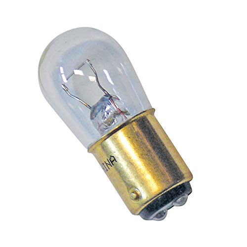 Diamond Group by Valterra 1004 Incandescent Warm White Replacement Bulb, 12.8V, Double Contact BA15d, B6, Clear (2 Pack) - DG71210VP