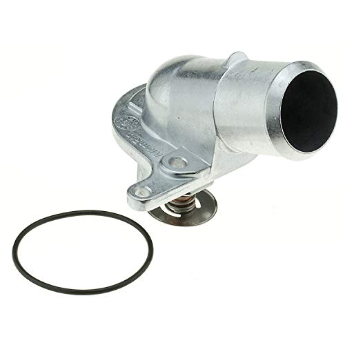 MotoRad 379-160 Integrated Housing Thermostat - 160 Degrees | Fits select Cadillac Escalade, Chevrolet Avalanche 1500, Silverado 1500, 2500, 3500, Tahoe, GMC Envoy XL, Sierra 1500, 2500, 3500, Yukon