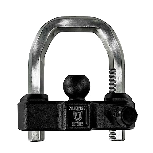 BulletProof Hitches - Extreme Duty Trailer Coupler Lock - Universal Trailer Lock with 1" Solid Steel Bar - Fits 1-7/8", 2" and 2-5/16" Couplers - Heat-Treated & Pick-Resistant