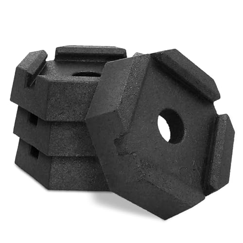 SnapPad Mini Square 5 (Pack of 4) | Four-Point RV Leveling System, 5.5" Square to 5.75" Round Jack Feet | 79% Additional Surface Area, 2.6 lbs. Per Pad & 8.15" Total Width | Must-Have RV Accessories