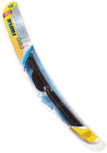 Rain-X 5079275 Latitude 8-In-1 Premium Graphite Coated Wiper Blade, 18" (Pack of 1)