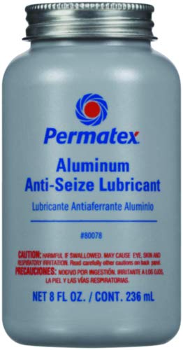 Permatex 80078 Anti-Seize Lubricant with Brush Top Bottle, 8 oz.
